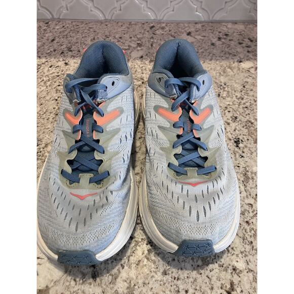 Hoka One One Gaviota 4 Blue Fog Plein Air W Size 9B - Picture 2 of 8